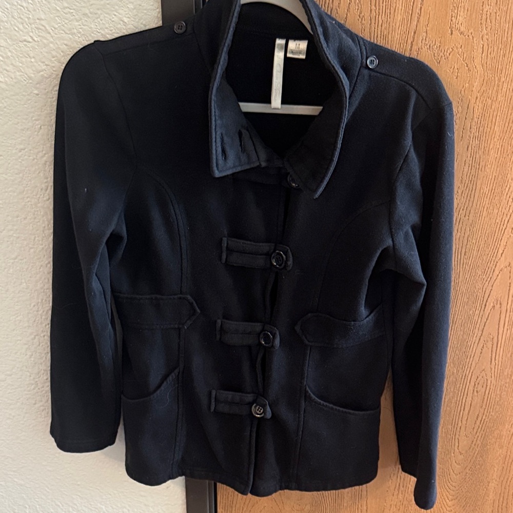 Women's Black Toggle Jacket